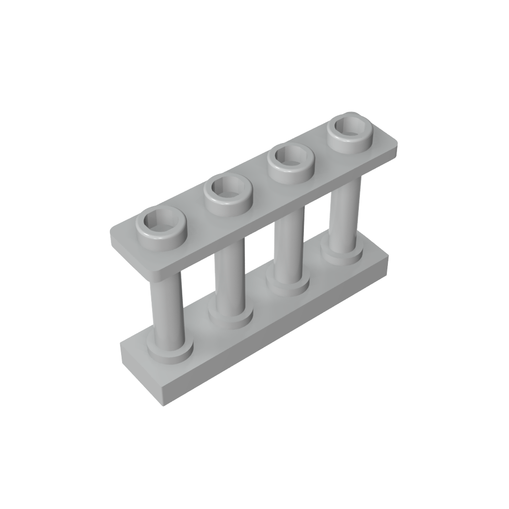 Clôture à fuseaux 1 x 4 x 2 [4 montants supérieurs]-MyGobricksFr