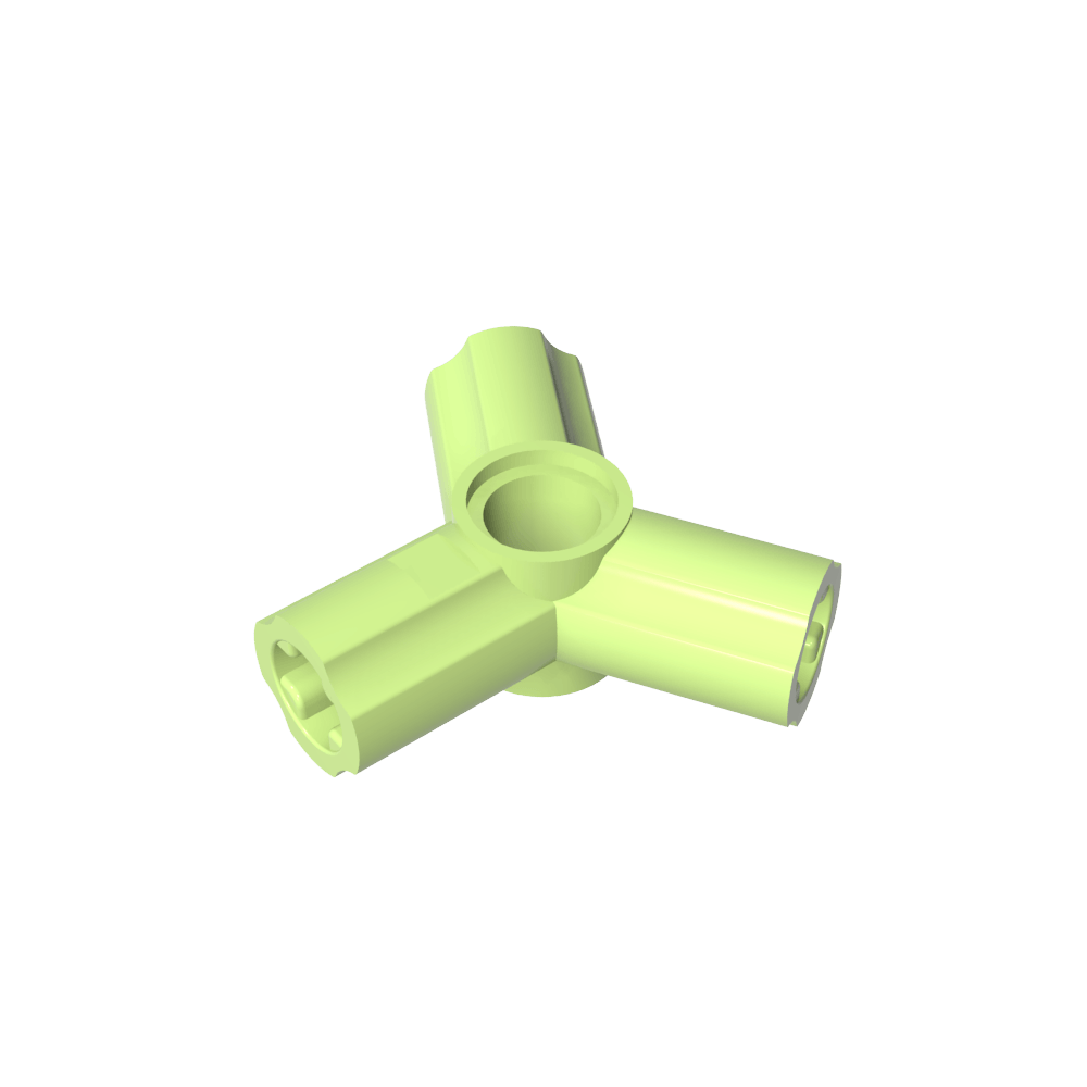 Axe technique et connecteur à broches triple [décalage de 120°]-MyGobricksFr