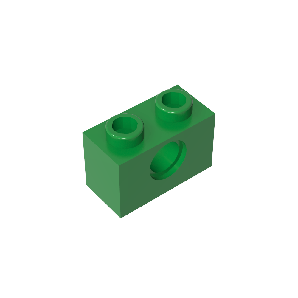 Brique technique 1 x 2 [1 trou]-MyGobricksFr
