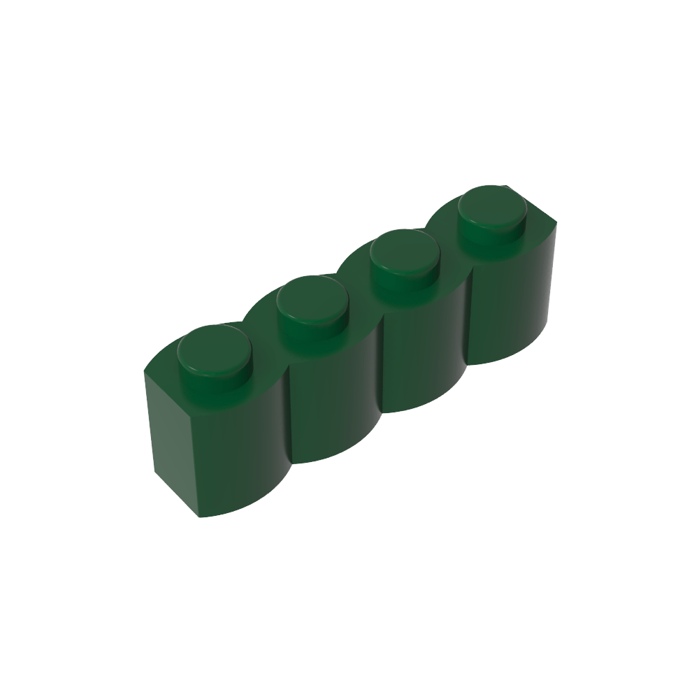 Brique spéciale 1 x 4 Palisade [alias Bûche]-MyGobricksFr