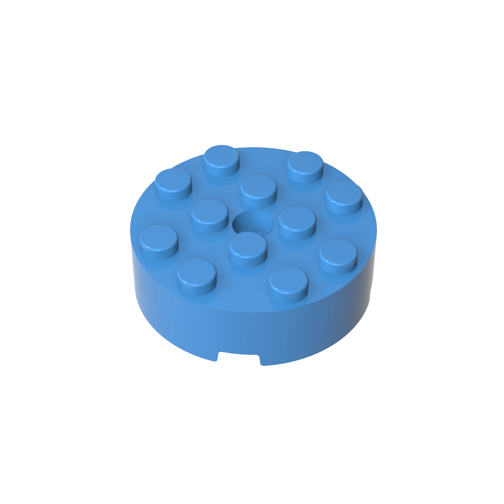 Brique ronde 4 x 4 [Trou central]-MyGobricksFr