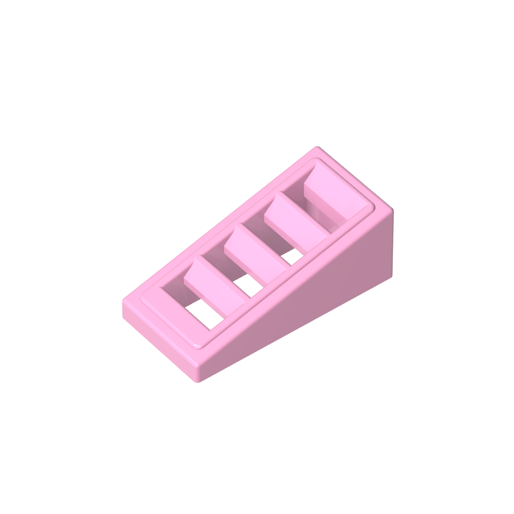 Pente 18° 2 x 1 x 2/3 avec 4 fentes-MyGobricksFr