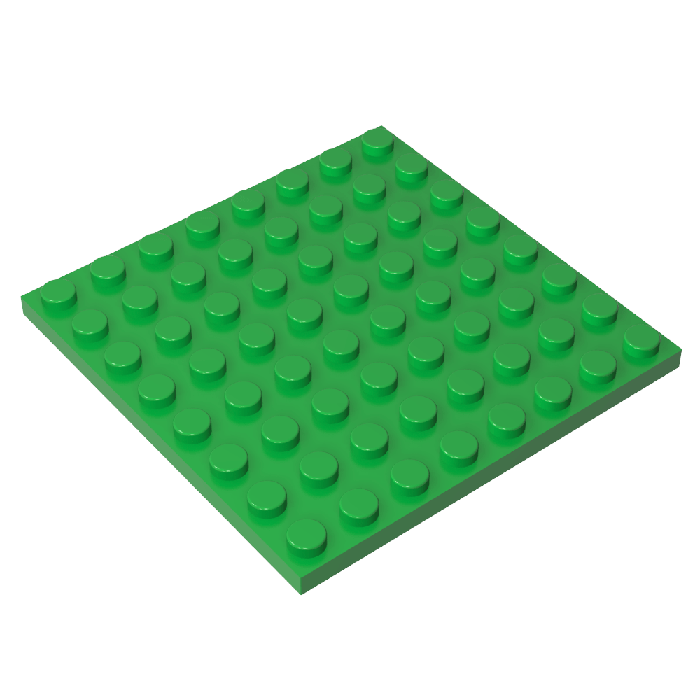 Assiette 8 x 8-MyGobricksFr