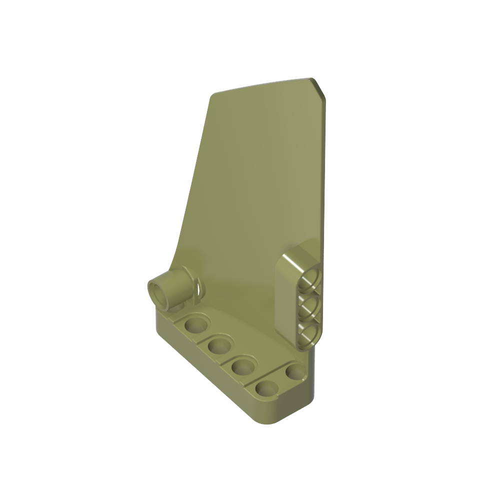 Carénage de panneau Technic n° 18 Grand lisse, côté B-MyGobricksFr