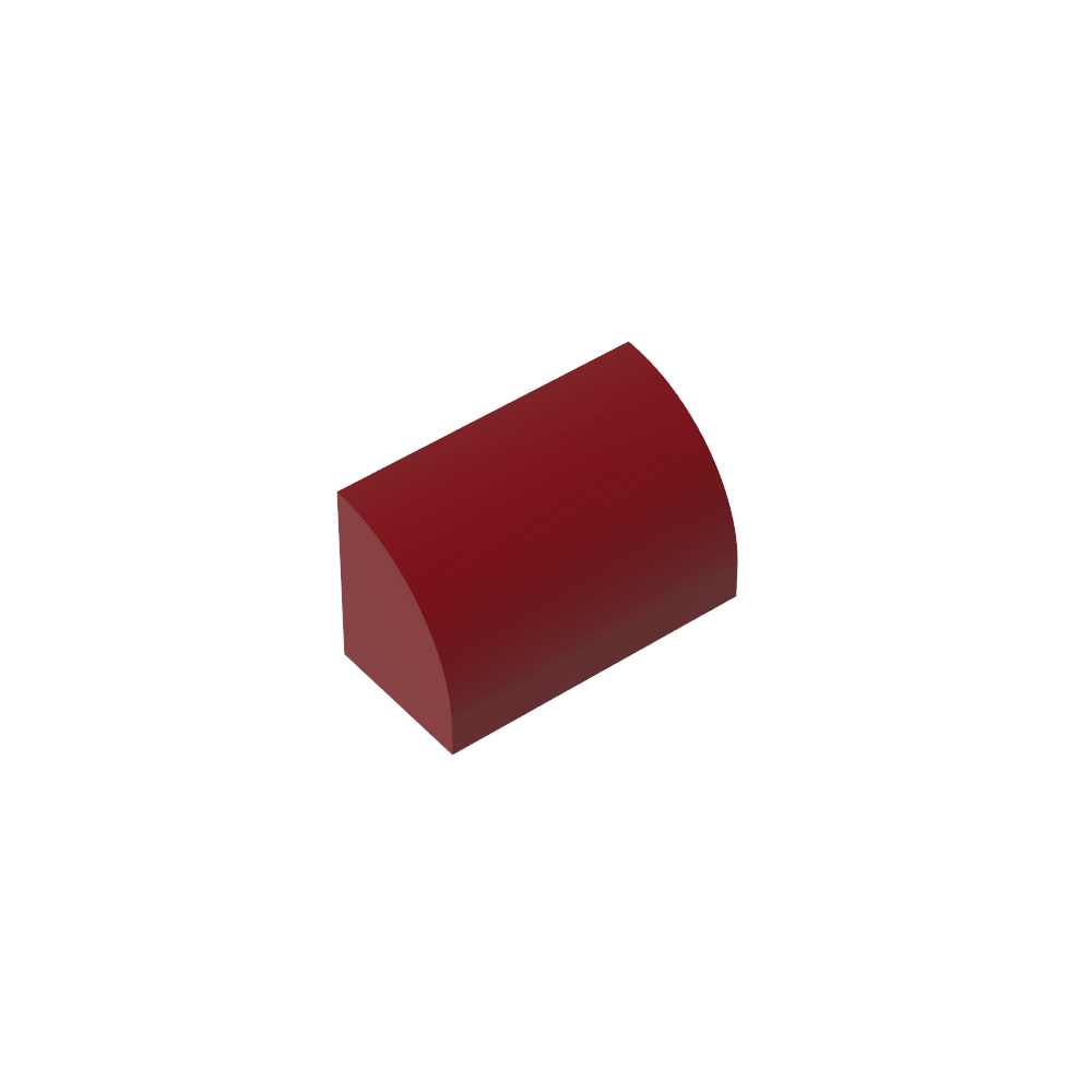 Brique incurvée 1 x 2 x 1 sans montants-MyGobricksFr