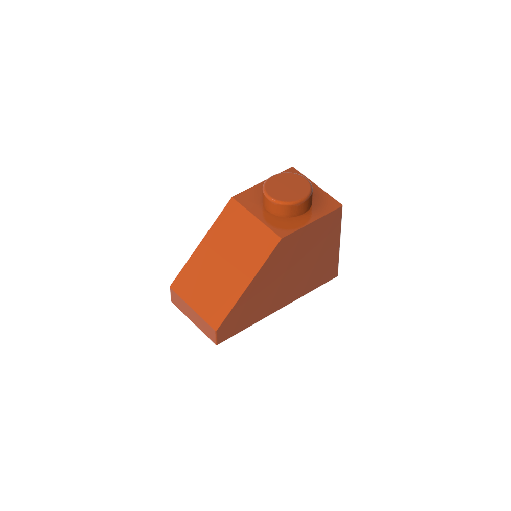Pente 45° 2 x 1 avec goupille inférieure-MyGobricksFr