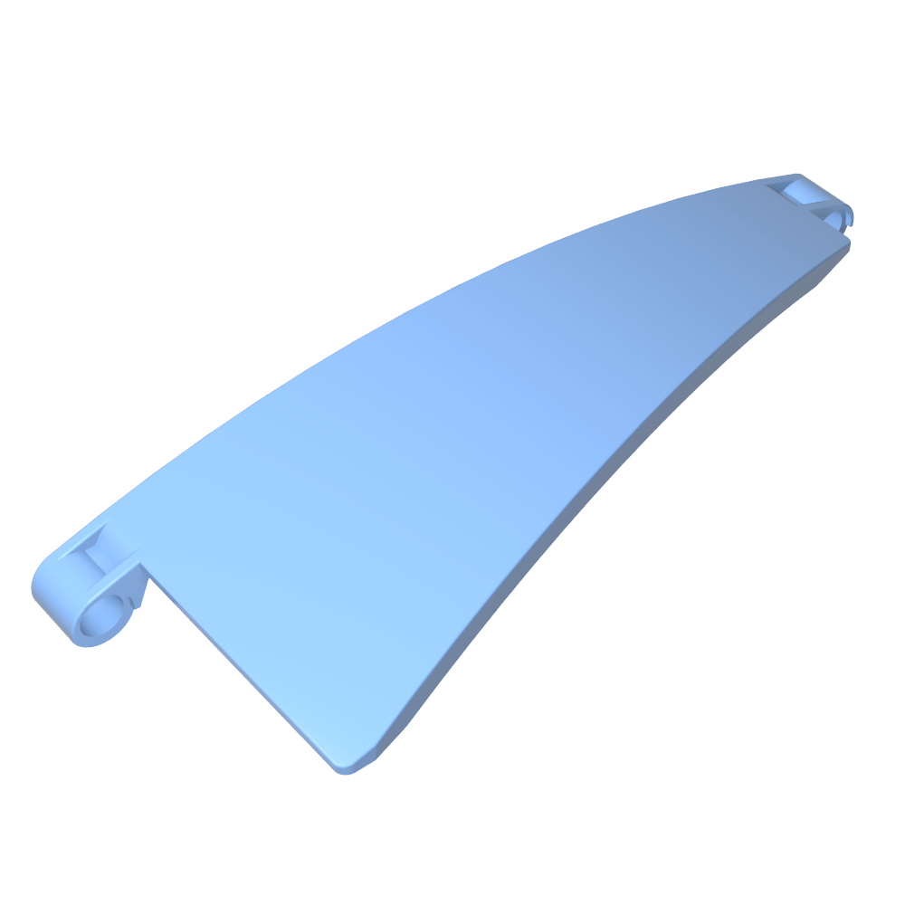 Panneau Technic incurvé 5 x 13 x 2 conique, droite-MyGobricksFr