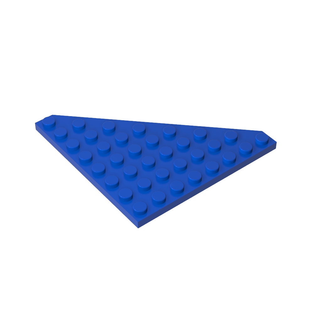 Plaque compensée 8 x 8 coin coupé-MyGobricksFr