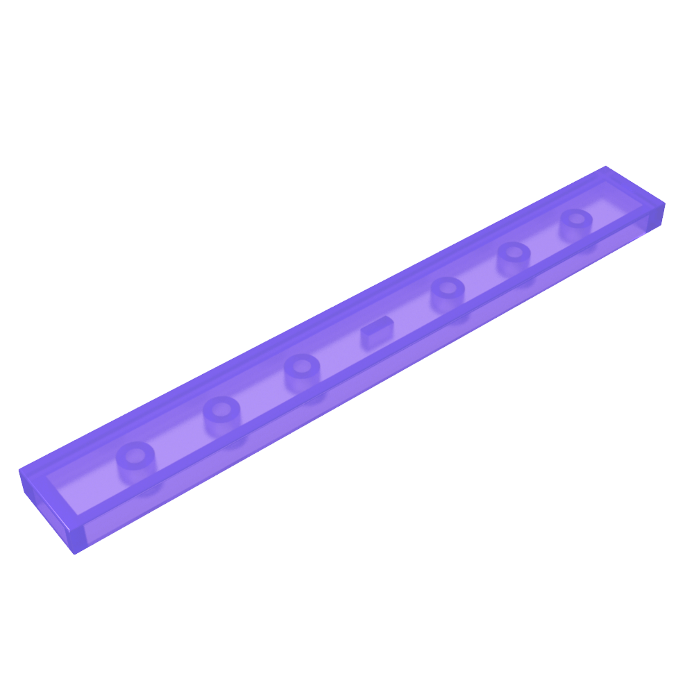 Carreau 1 x 8 avec rainure-MyGobricksFr