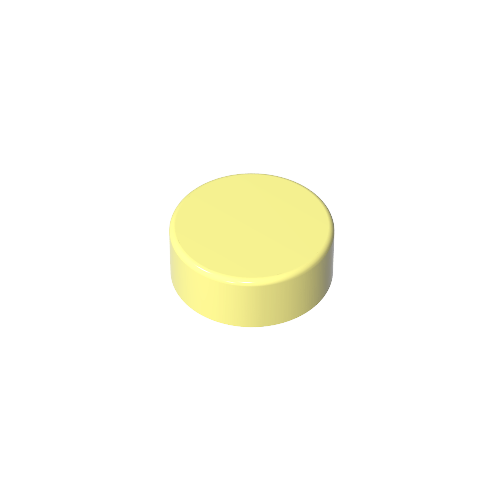 Tuile ronde 1 x 1-MyGobricksFr