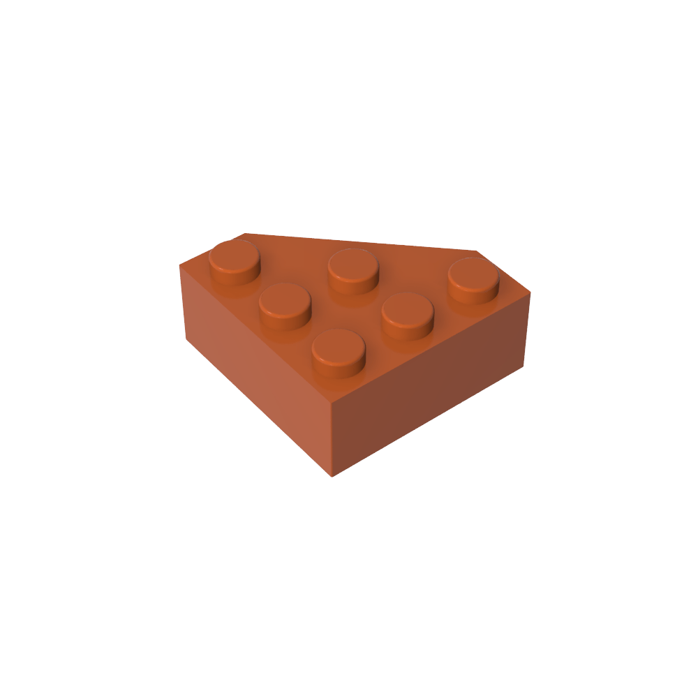 Coin 3 x 3 à angle coupé-MyGobricksFr