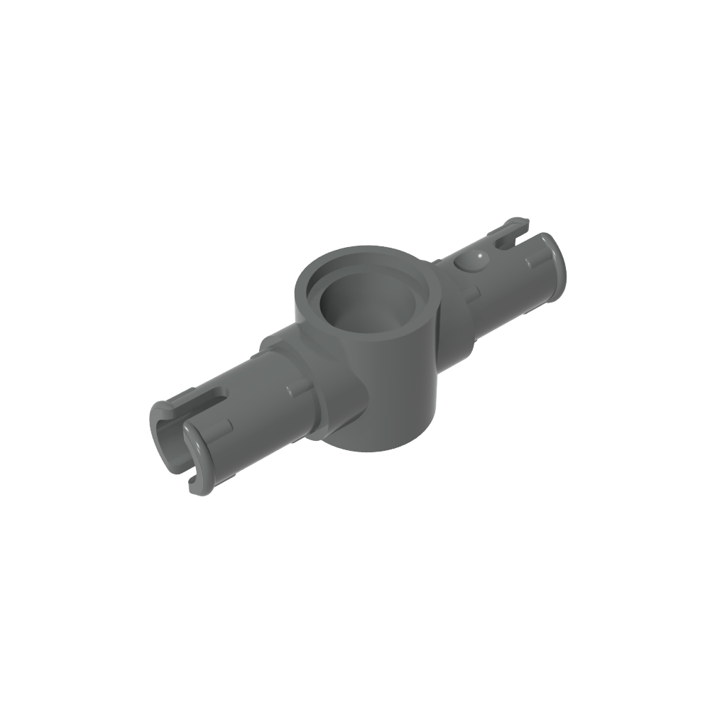 Connecteur Technic à 2 broches avec rainures de friction longitudinales [Grands trous carrés pour les broches]-MyGobricksFr