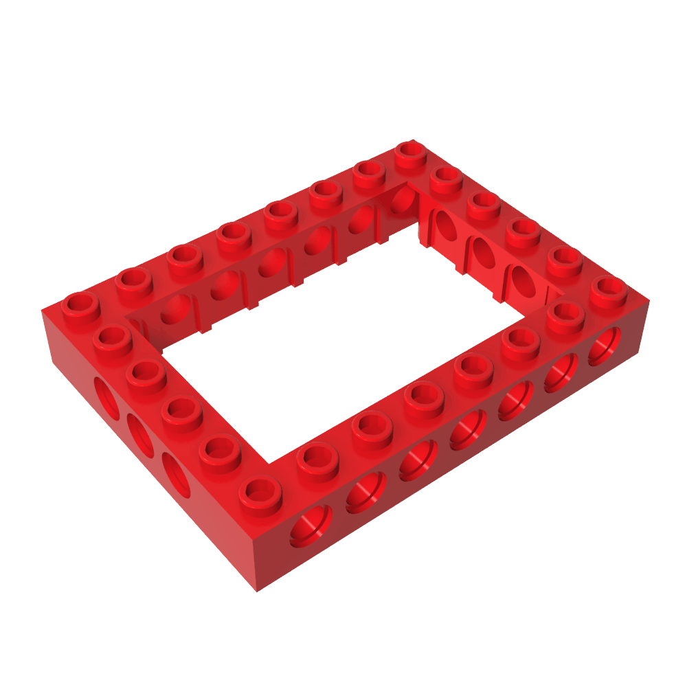 Brique Technic 6 x 8 avec centre ouvert 4 x 6-BricksBulk.Fr