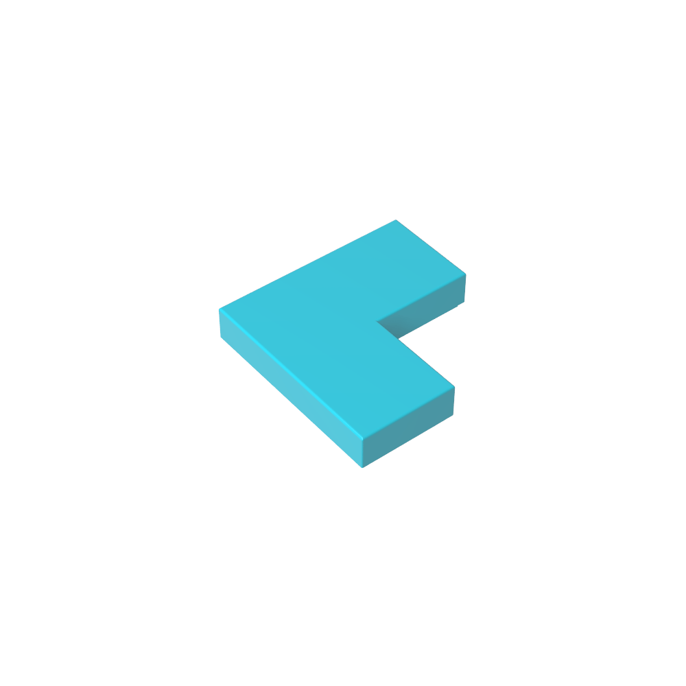 Carrelage 2 x 2 Coin-MyGobricksFr