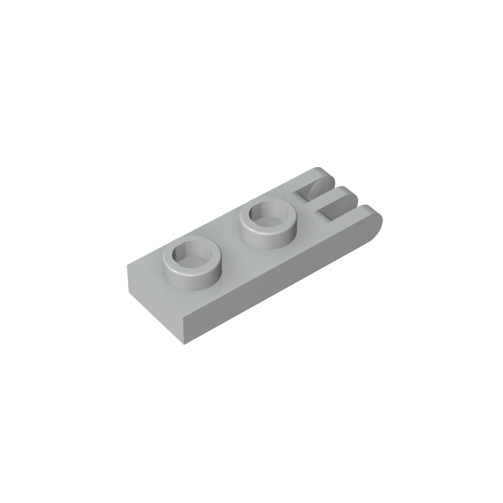 Plaque de charnière 1 x 2 avec 3 doigts et goujons creux-MyGobricksFr