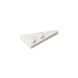 Coin, Plaque 4 x 2 Gauche, Pointu-MyGobricksFr