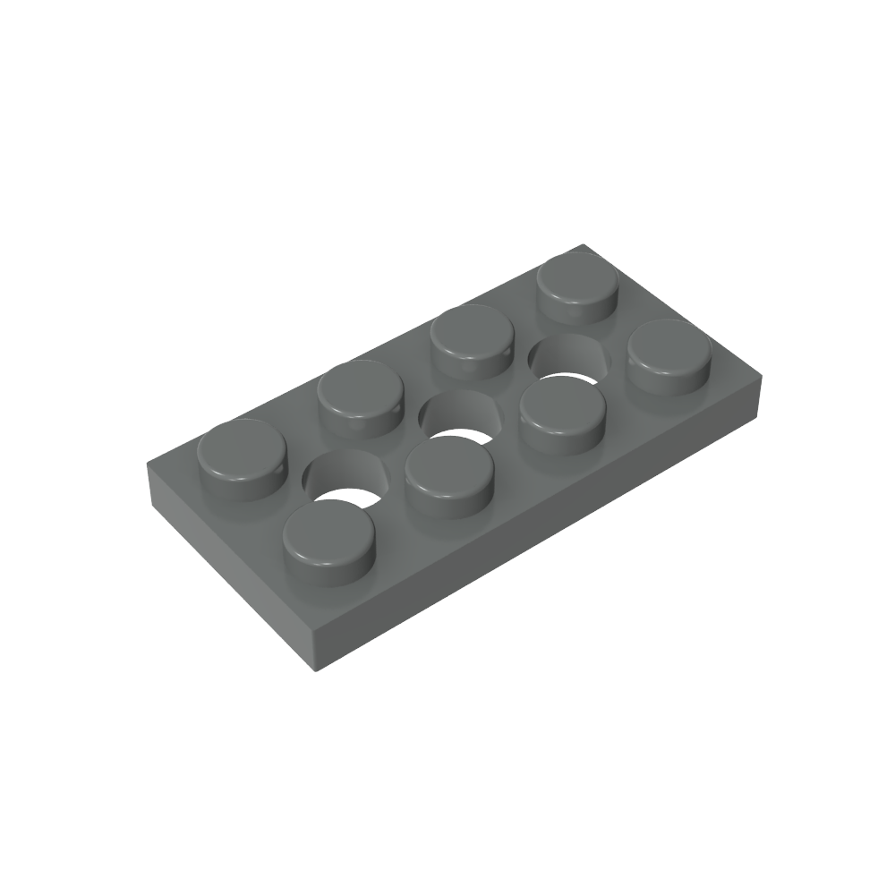 Plaque Technic 2 x 4 [3 trous]-MyGobricksFr