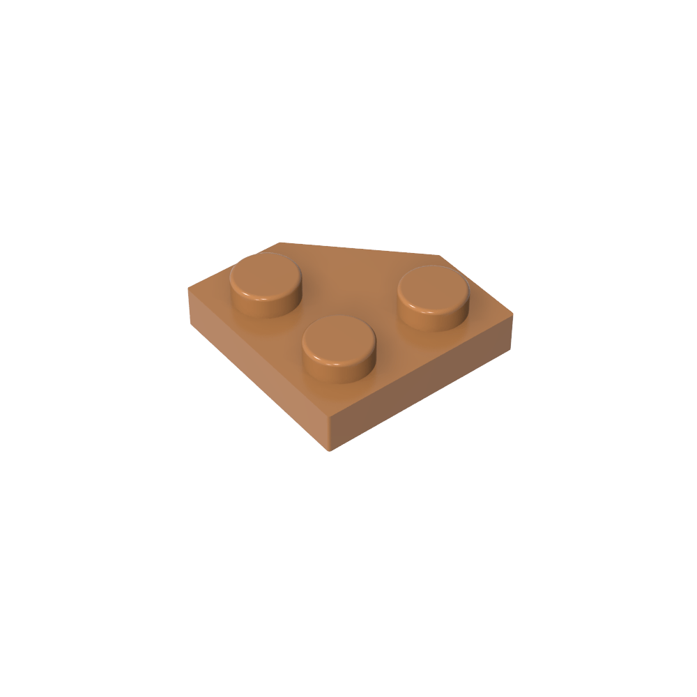 Plaque en coin 2 x 2 Coin coupé-MyGobricksFr