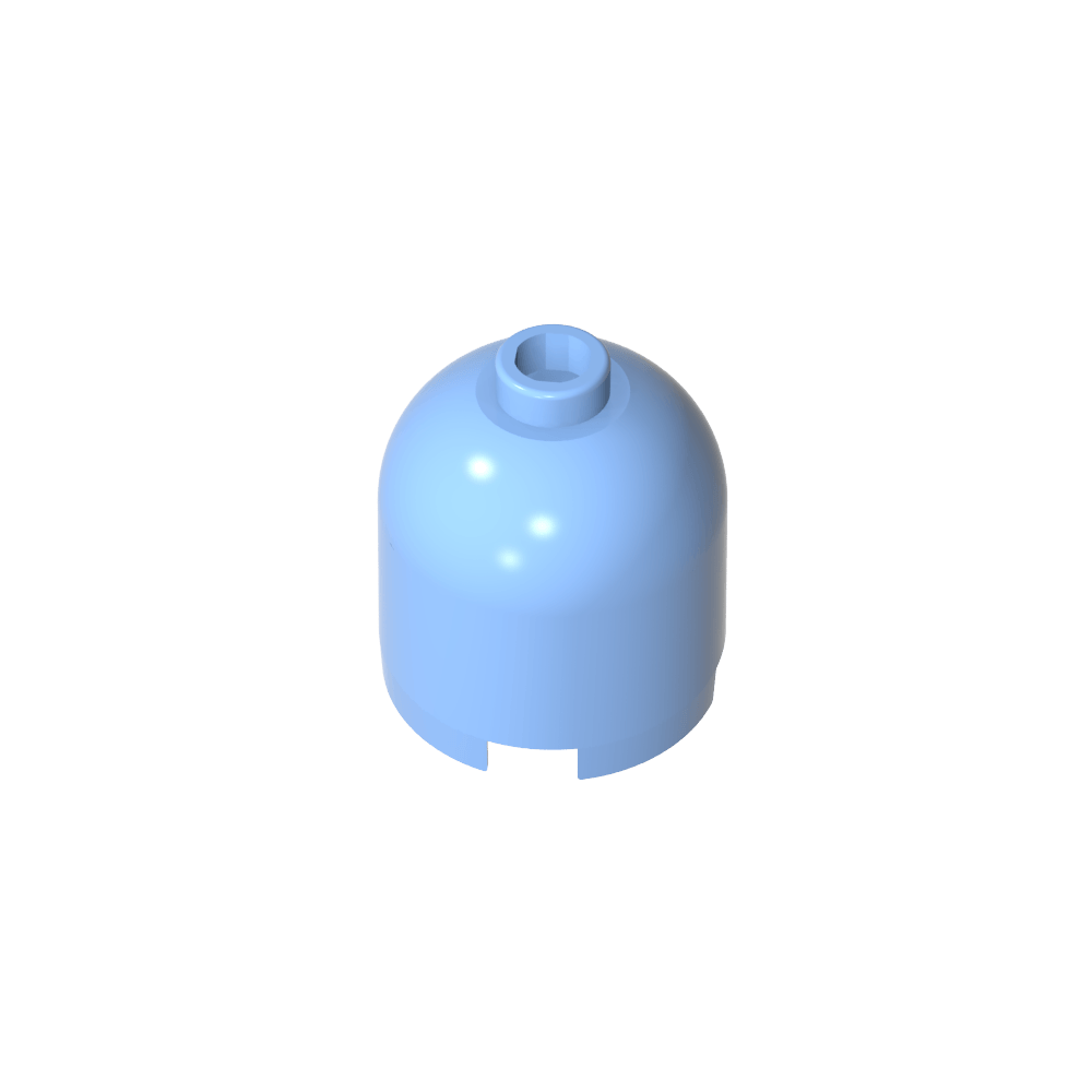 Brique ronde 2 x 2 x 1 2/3 Dôme [Taille indéterminée]-MyGobricksFr