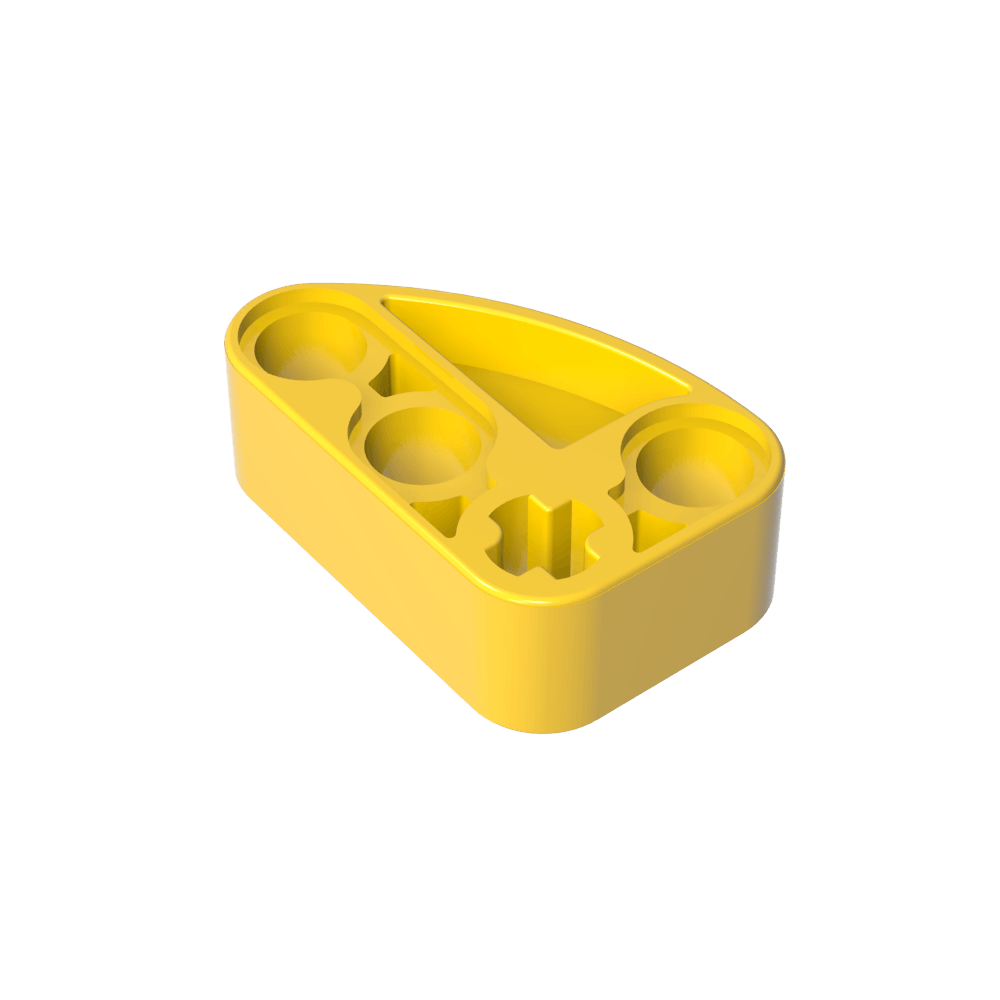 Poutre Technic 2 x 3 en forme de L avec quart d'ellipse épaisse-MyGobricksFr