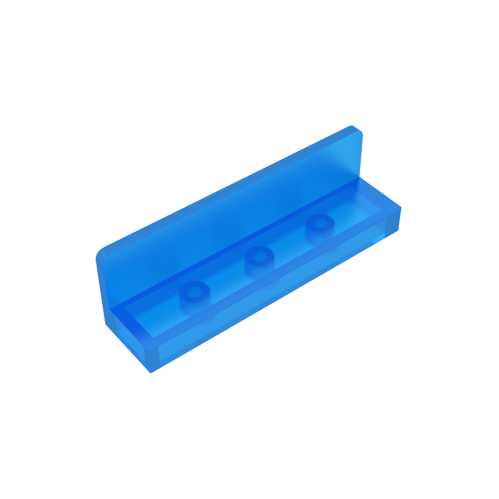 Panneau 1 x 4 x 1 avec coins arrondis [Mur mince]-MyGobricksFr