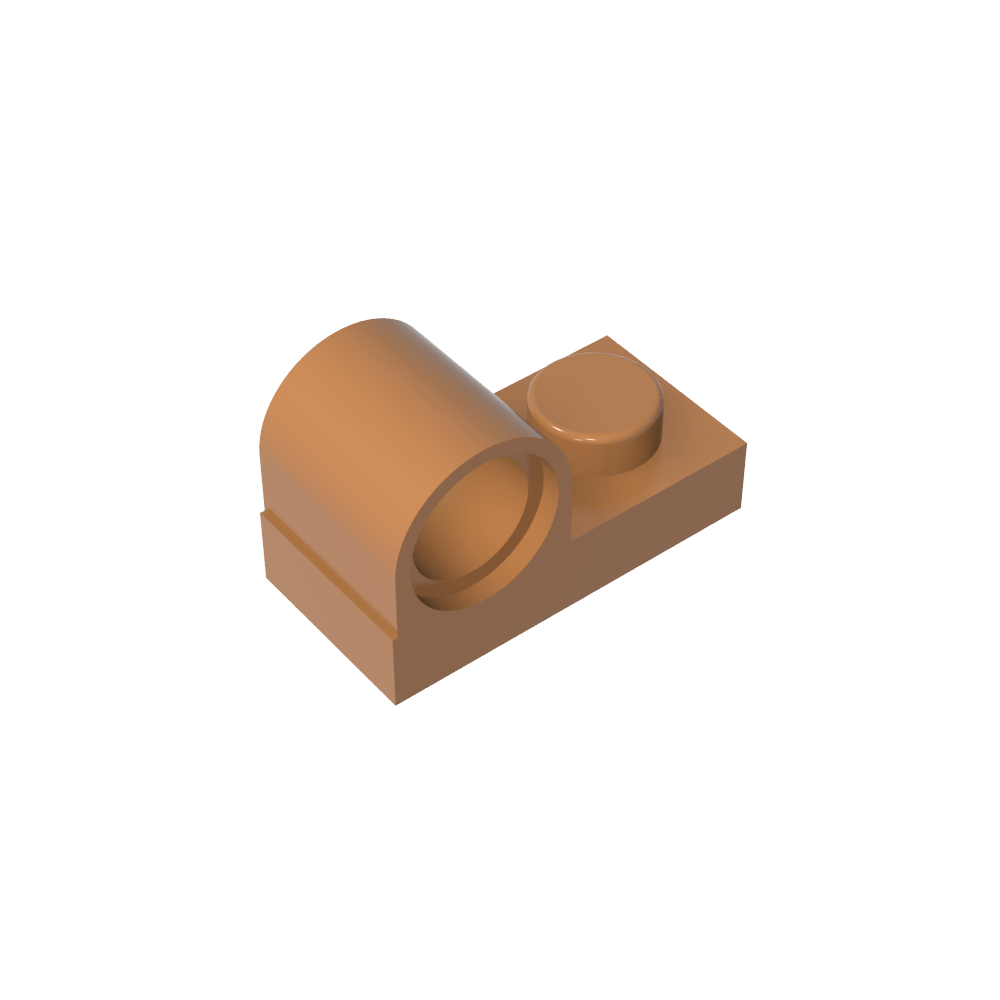Plaque spéciale 1 x 2 avec trou pour goupille sur le dessus-MyGobricksFr