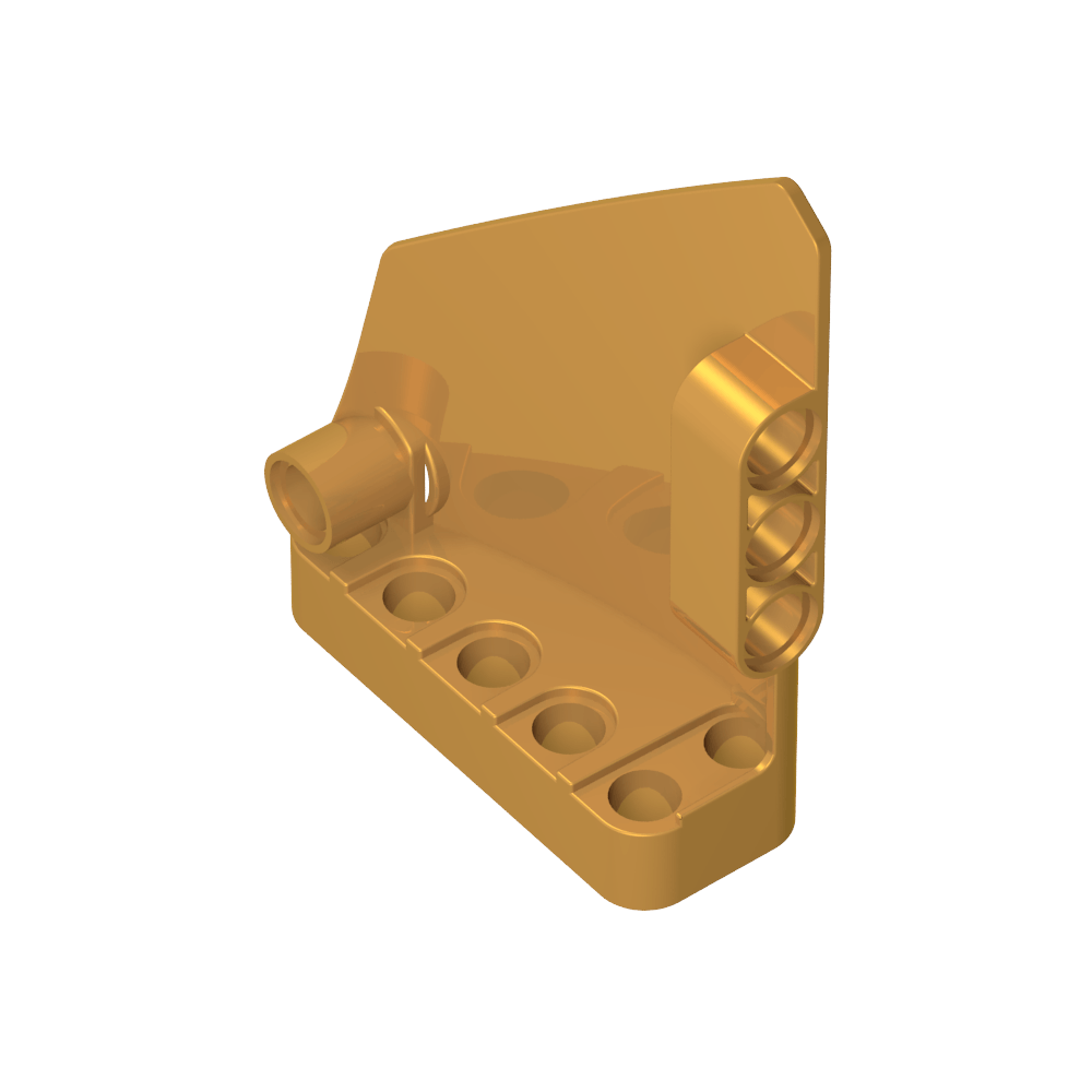Carénage de panneau Technic n° 14 Grand court lisse, côté B-MyGobricksFr