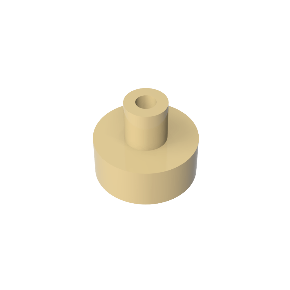 Carreau rond 1 x 1 avec barre creuse-MyGobricksFr