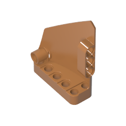Carénage de panneau Technic n° 14 Grand court lisse, côté B-MyGobricksFr