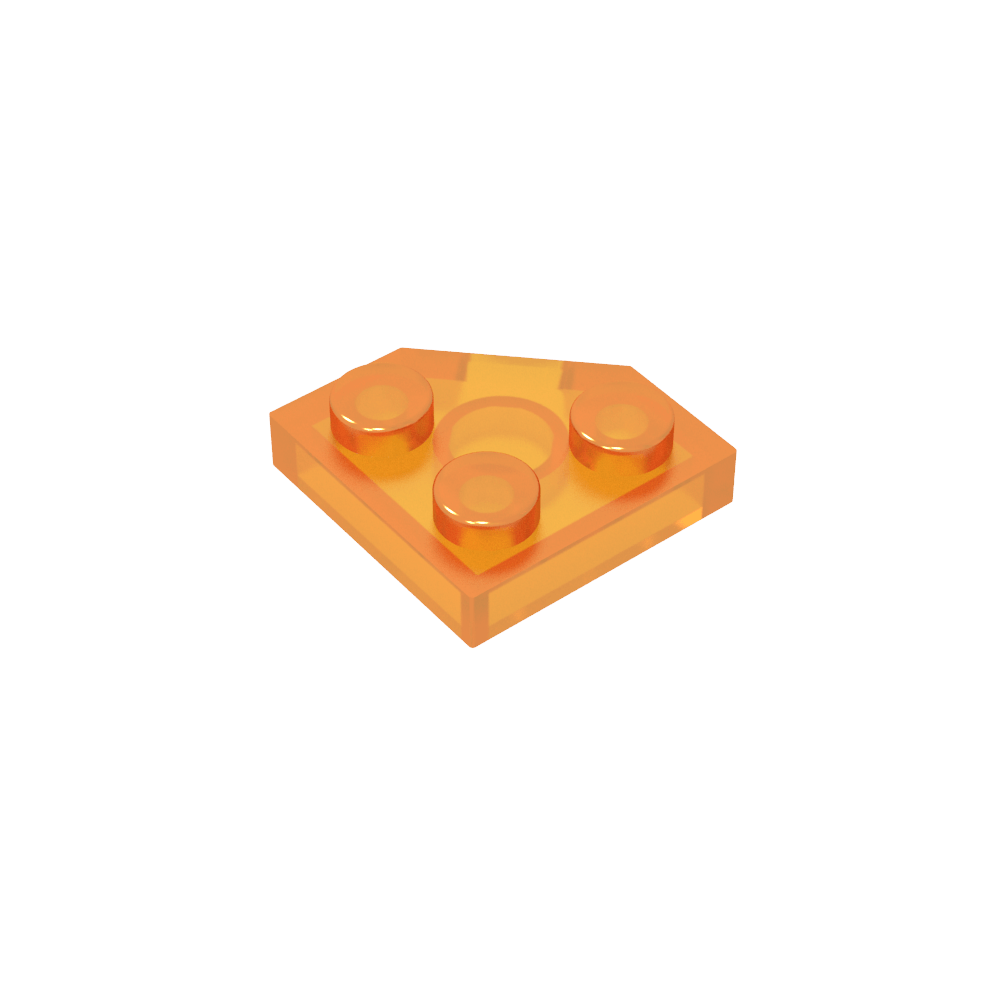 Plaque en coin 2 x 2 Coin coupé-MyGobricksFr