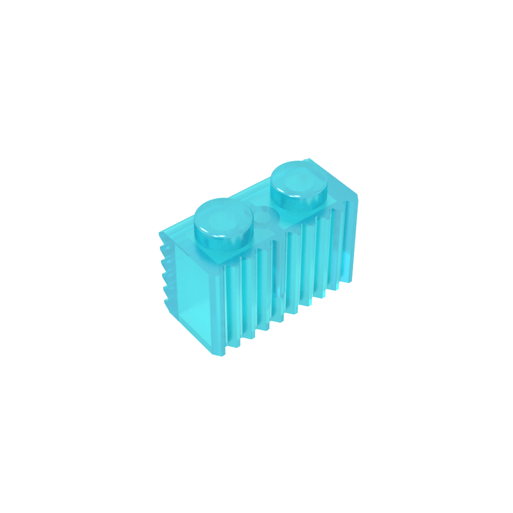 Brique spéciale 1 x 2 avec gril-MyGobricksFr