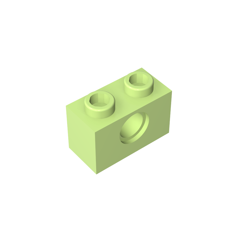 Brique technique 1 x 2 [1 trou]-MyGobricksFr