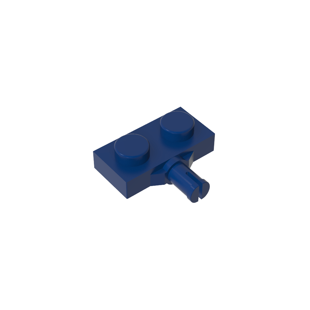 Plaque spéciale 1 x 2 avec support de roue, fente simple-MyGobricksFr