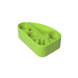 Poutre Technic 2 x 3 en forme de L avec quart d'ellipse épaisse-MyGobricksFr