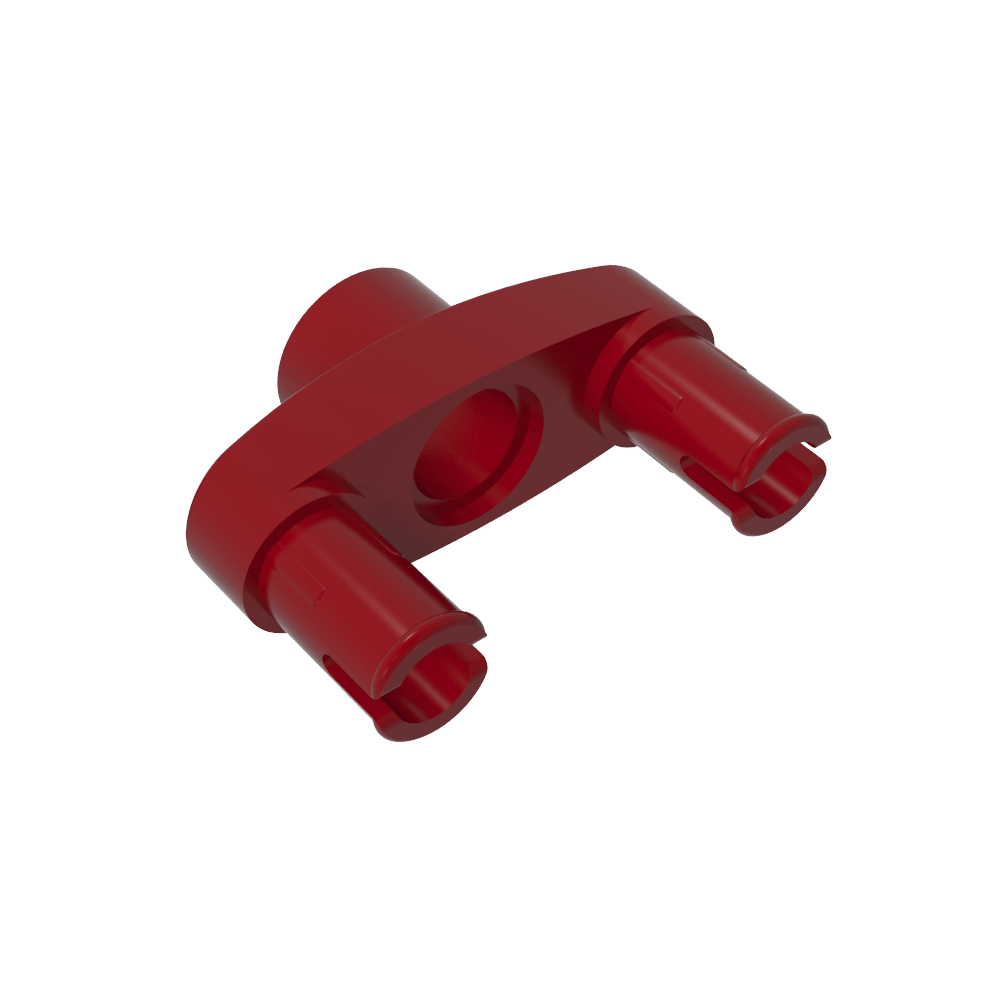 Connecteur à broches Technic 3L avec 2 broches et trou central-MyGobricksFr