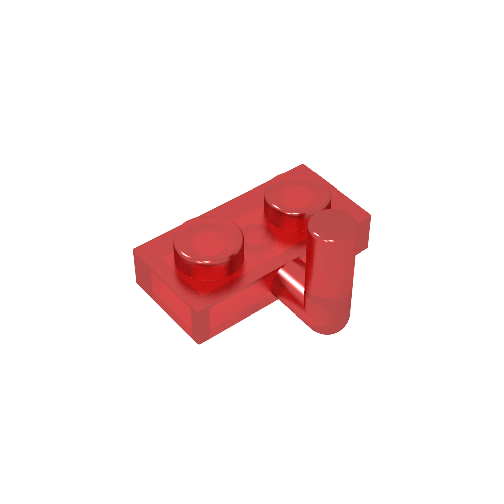Plaque spéciale 1 x 2 avec bras relevé [Bras horizontal 6 mm]-MyGobricksFr