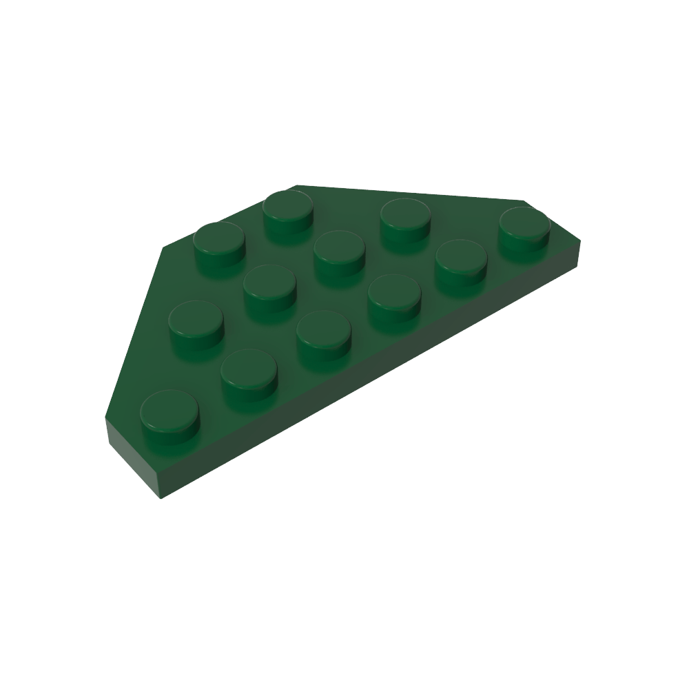 Plaque en coin 3 x 6 Coins coupés-MyGobricksFr