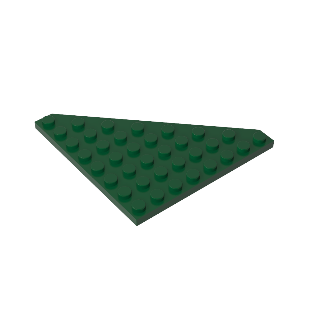 Plaque compensée 8 x 8 coin coupé-MyGobricksFr