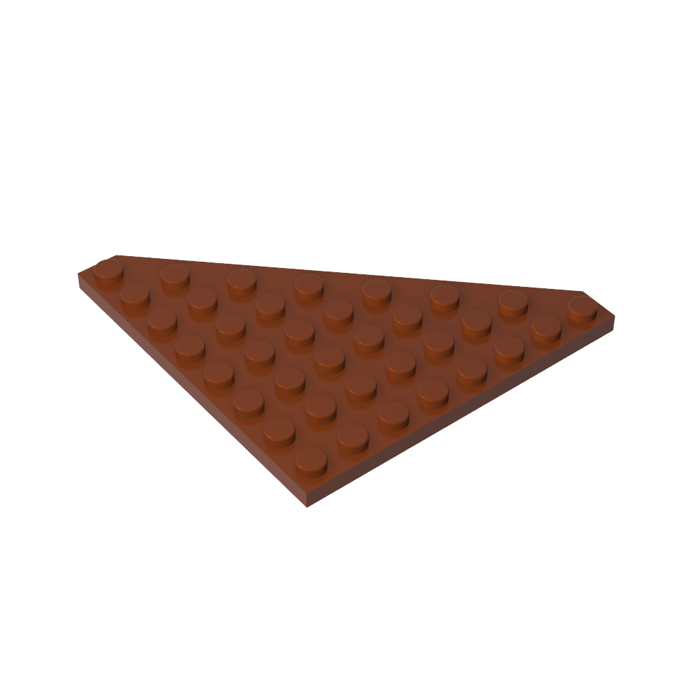 Plaque compensée 8 x 8 coin coupé-MyGobricksFr