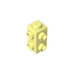 Brique 1 x 1 x 2 avec des pointes en relief sur les deux faces-MyGobricksFr