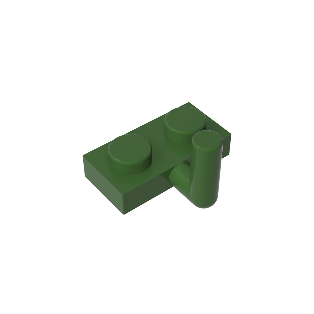 Plaque spéciale 1 x 2 avec bras relevé [Bras horizontal 6 mm]-MyGobricksFr