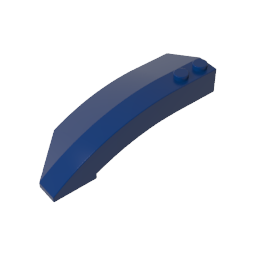 Coin incurvé 8 x 3 x 2 ouvert à droite-MyGobricksFr