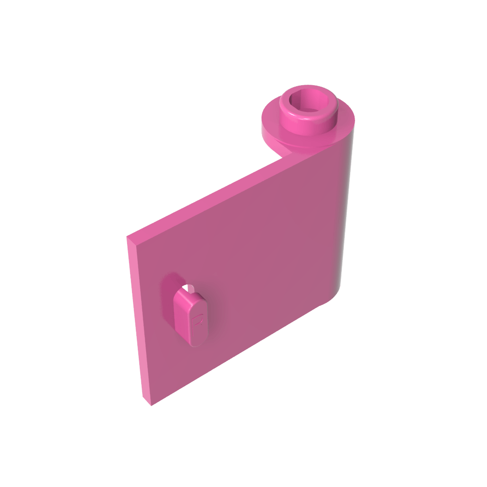 Porte 1 x 3 x 2 Droite - Ouverture entre les charnières supérieure et inférieure-MyGobricksFr