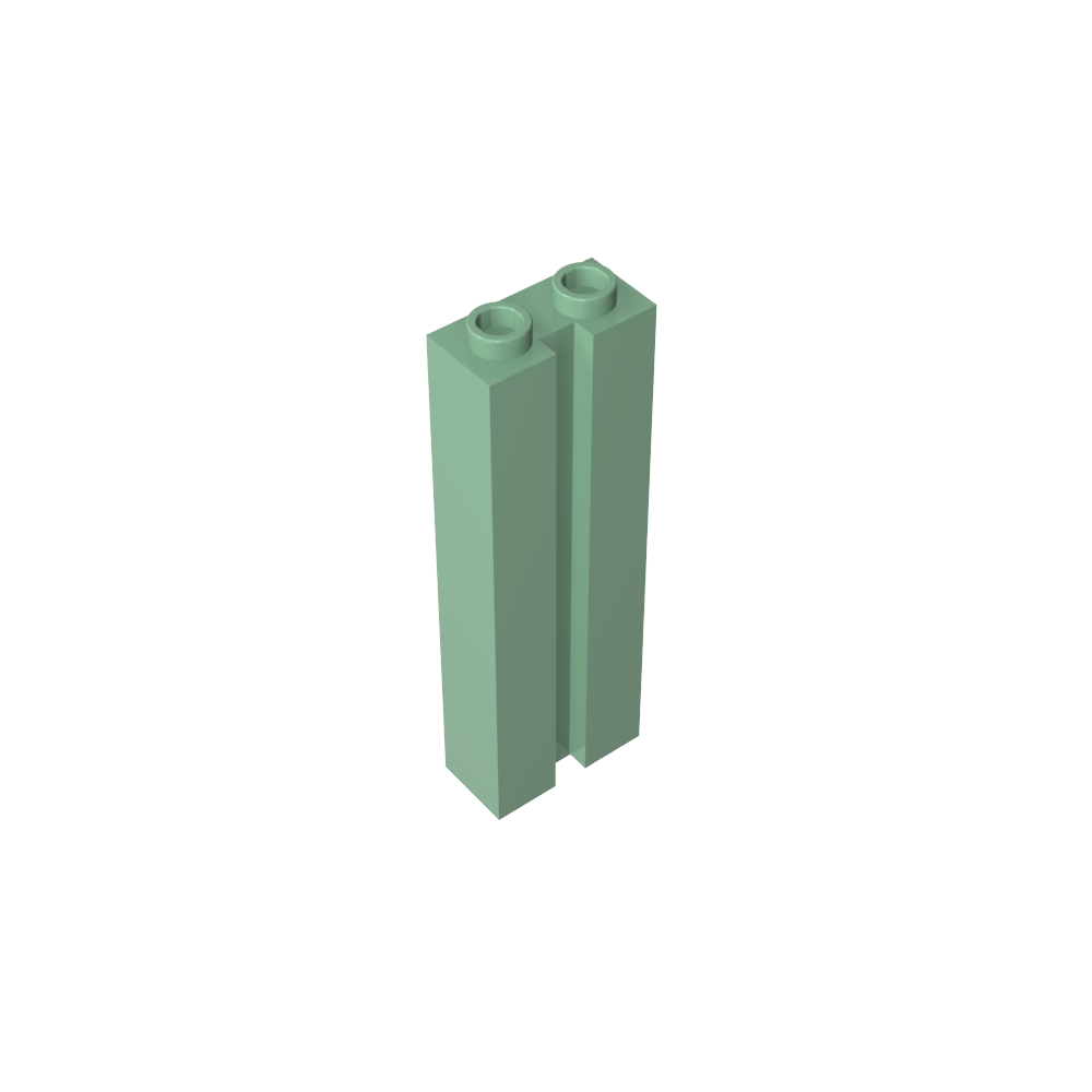 Brique spéciale 1 x 2 x 5 avec rainure-MyGobricksFr