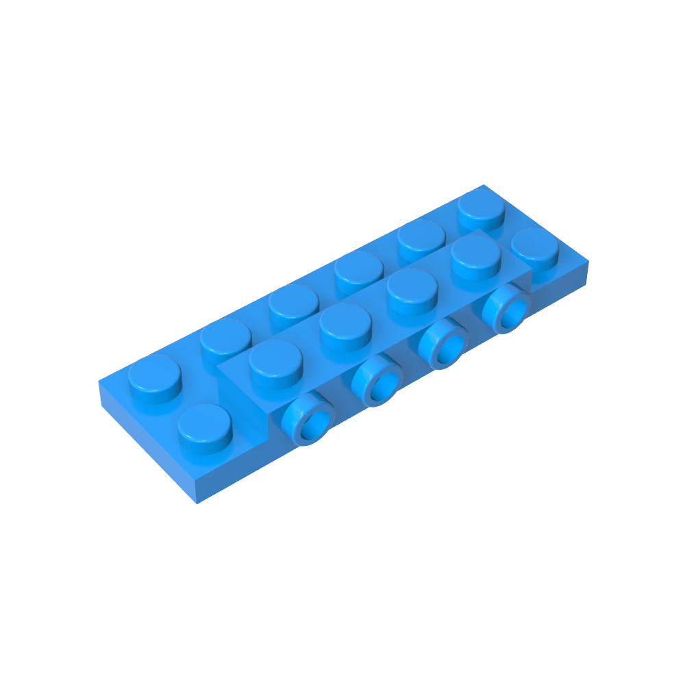Plaque Spéciale 2 x 6 x 2/3 [Quatre Goujons sur le Côté]-MyGobricksFr