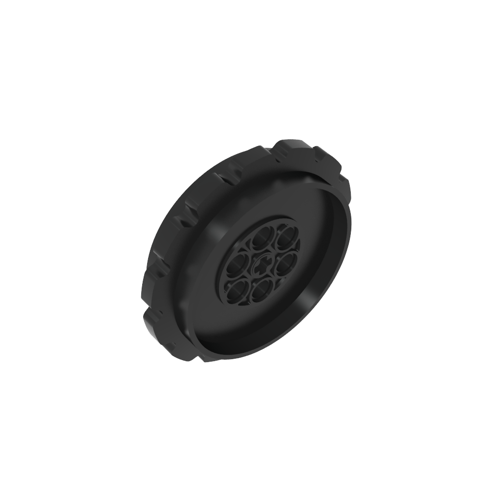 Roue dentée à chenille Technic, grand diamètre, 7 trous-MyGobricksFr