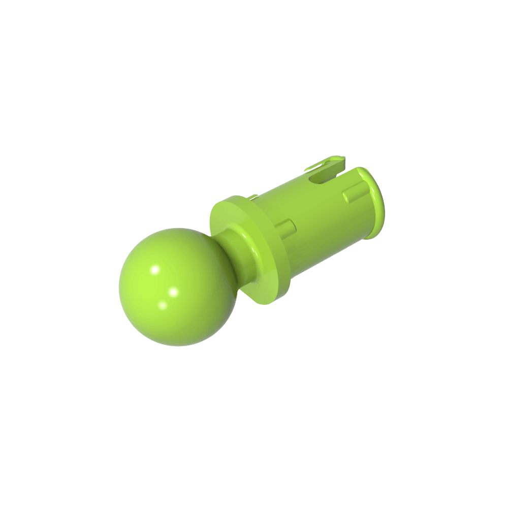 Axe Technic avec rainures de friction longitudinales et boule de remorquage-MyGobricksFr