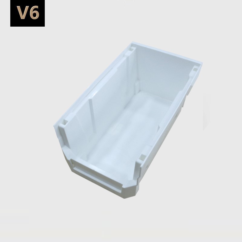 Boîte de tri de pièces à montage arrière, boîte de rangement d'outils modulaire, boîte de classification à ouverture inclinée