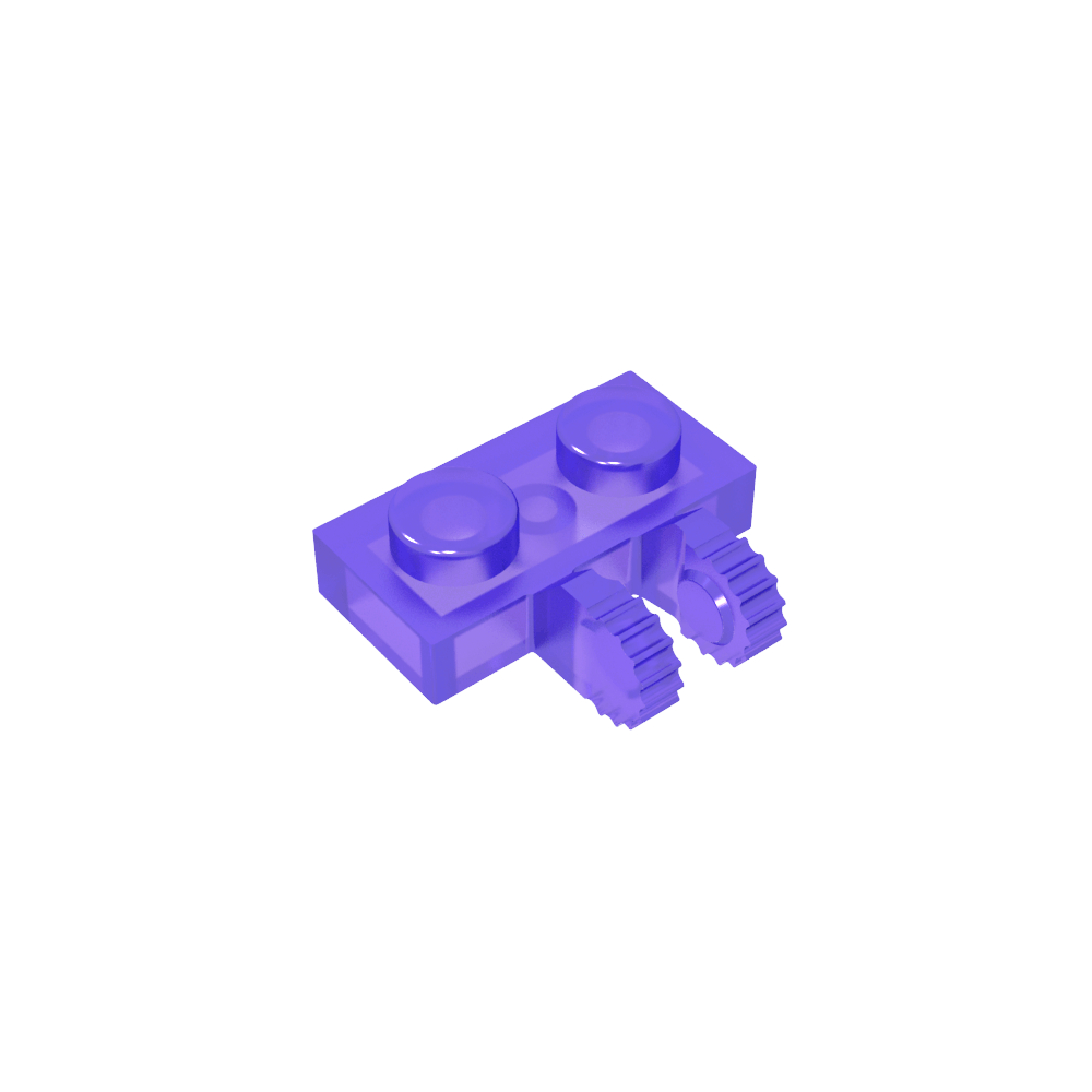 Plaque de charnière 1 x 2 à verrouillage par 2 doigts sur le côté, 9 dents-MyGobricksFr
