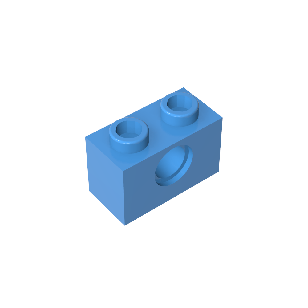 Brique technique 1 x 2 [1 trou]-MyGobricksFr